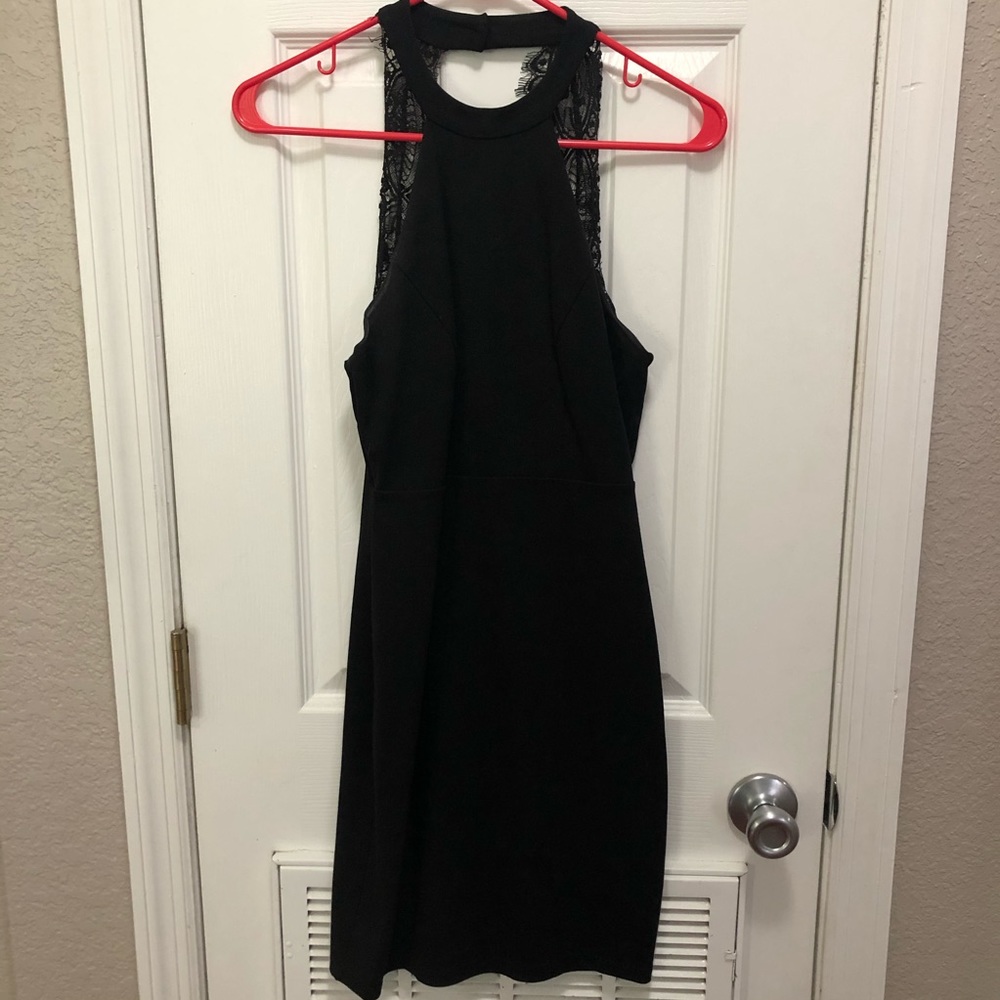 Lulu’s Bodycon dress with lace back
